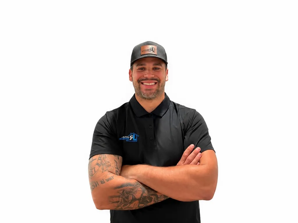 Julio Rodrigues, Owner of JR General Contracting, on a job site in Southern Maine